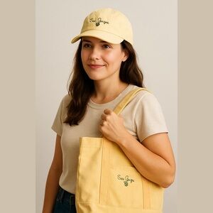 VTG 3PC AUTHENTIC PIGMENT HAT & SEA GRASS TOTE & HAT ANTIGUA WI BEACH RESORTWEAR
